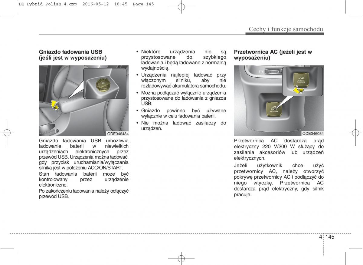 KIA Niro instrukcja obslugi / page 249