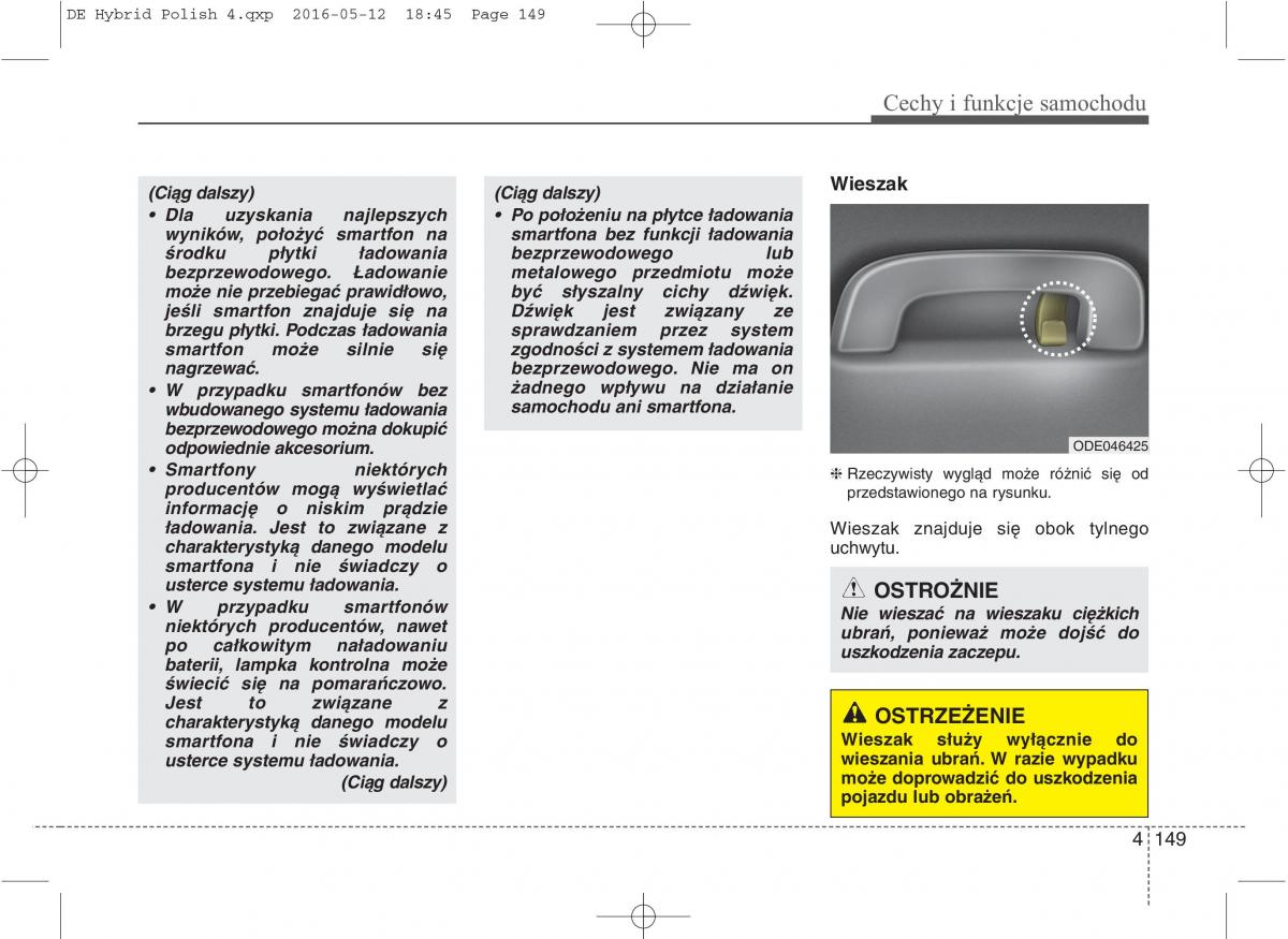 KIA Niro instrukcja obslugi / page 253