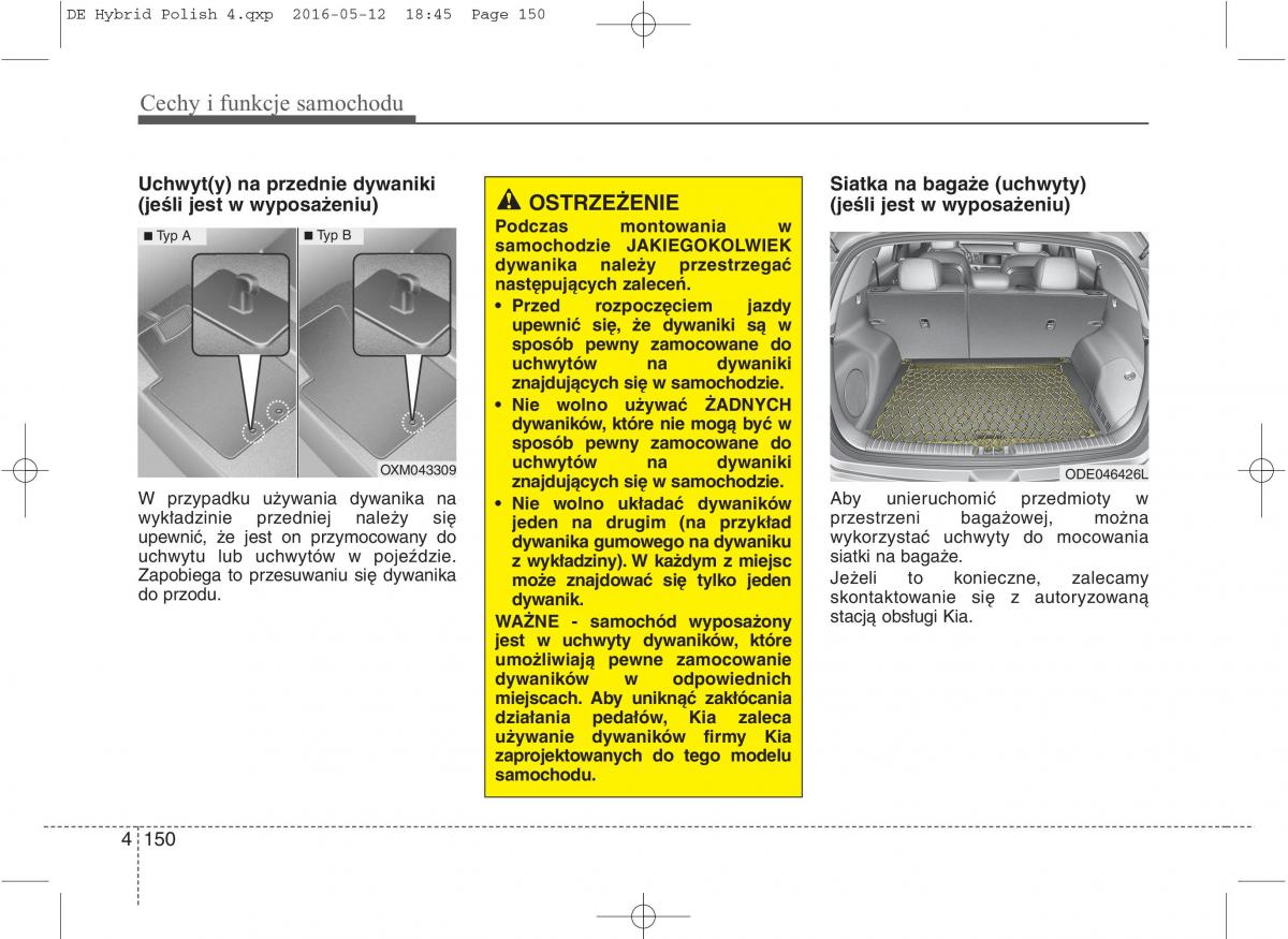 KIA Niro instrukcja obslugi / page 254