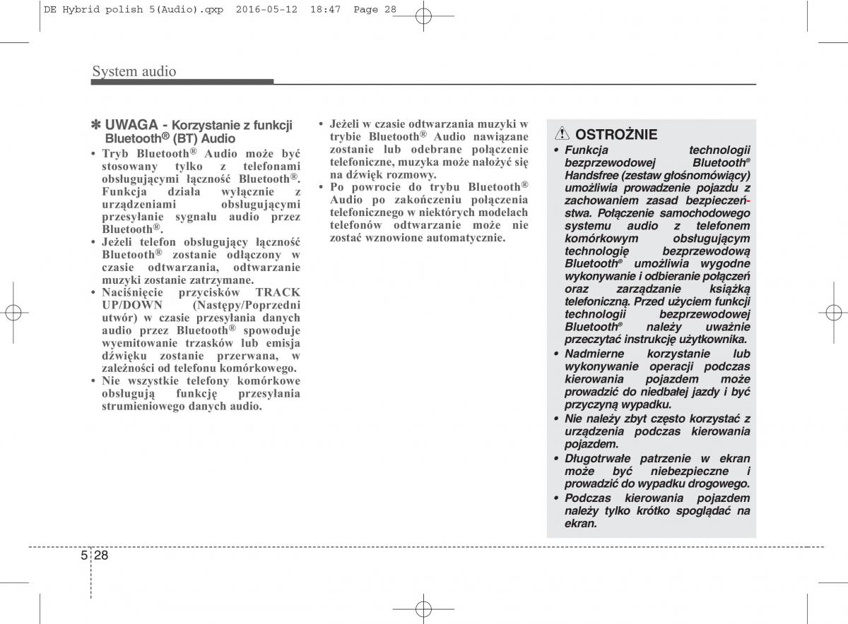 KIA Niro instrukcja obslugi / page 285