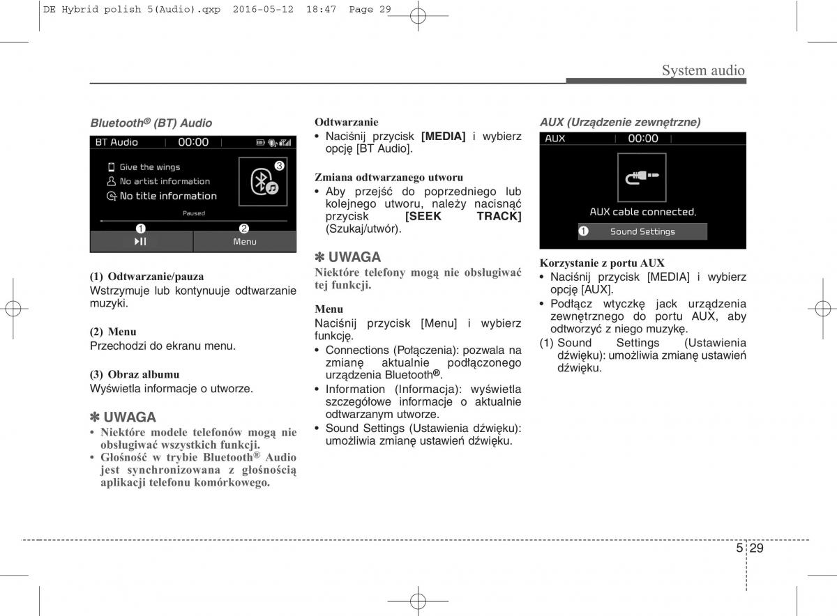 KIA Niro instrukcja obslugi / page 286