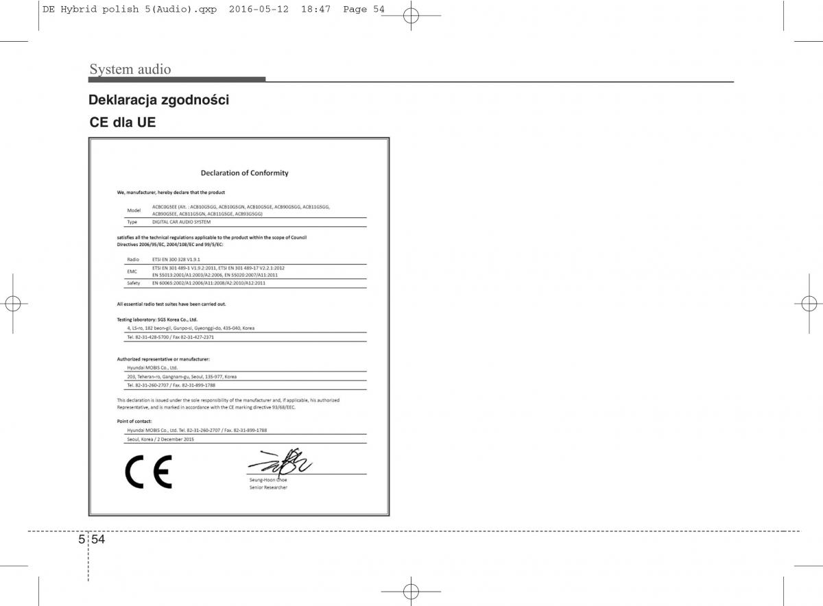 KIA Niro instrukcja obslugi / page 311