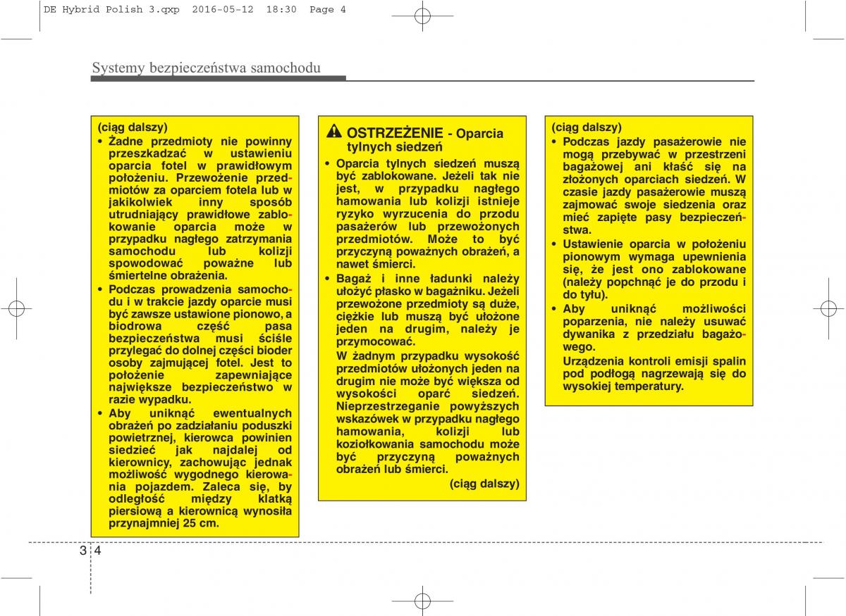 KIA Niro instrukcja obslugi / page 37