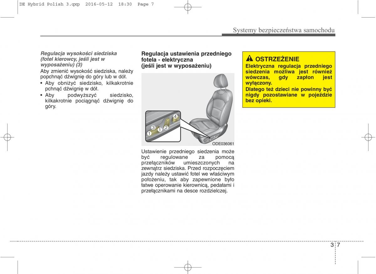 KIA Niro instrukcja obslugi / page 40