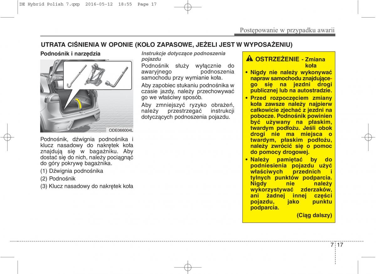 KIA Niro instrukcja obslugi / page 438