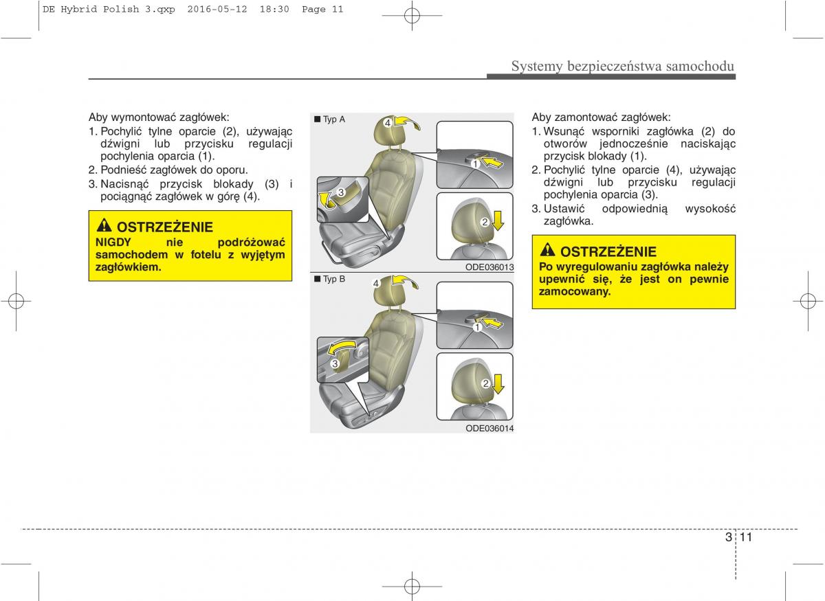 KIA Niro instrukcja obslugi / page 44