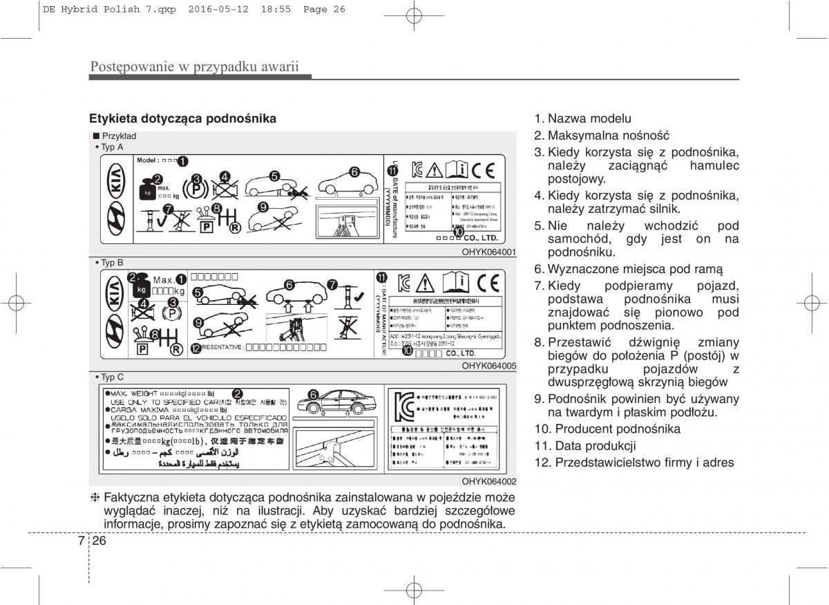 KIA Niro instrukcja obslugi / page 447