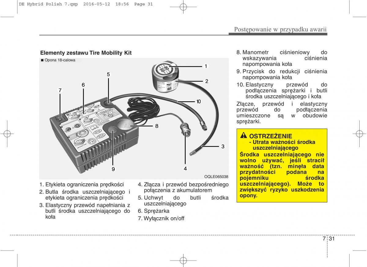 KIA Niro instrukcja obslugi / page 452