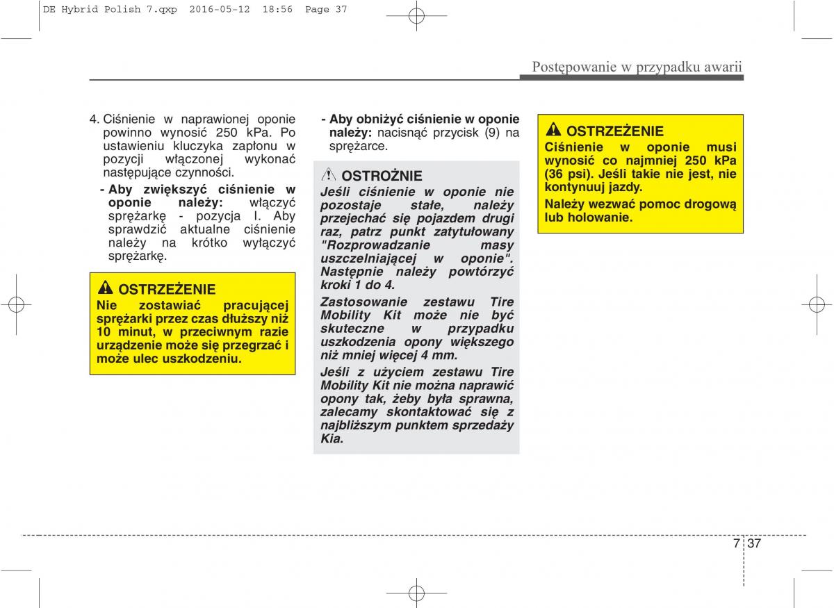 KIA Niro instrukcja obslugi / page 458