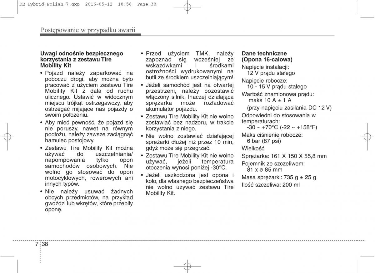 KIA Niro instrukcja obslugi / page 459