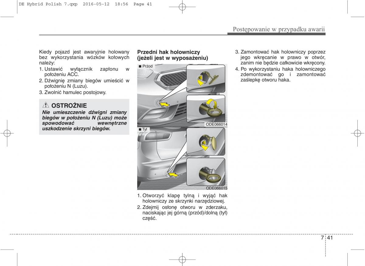 KIA Niro instrukcja obslugi / page 462