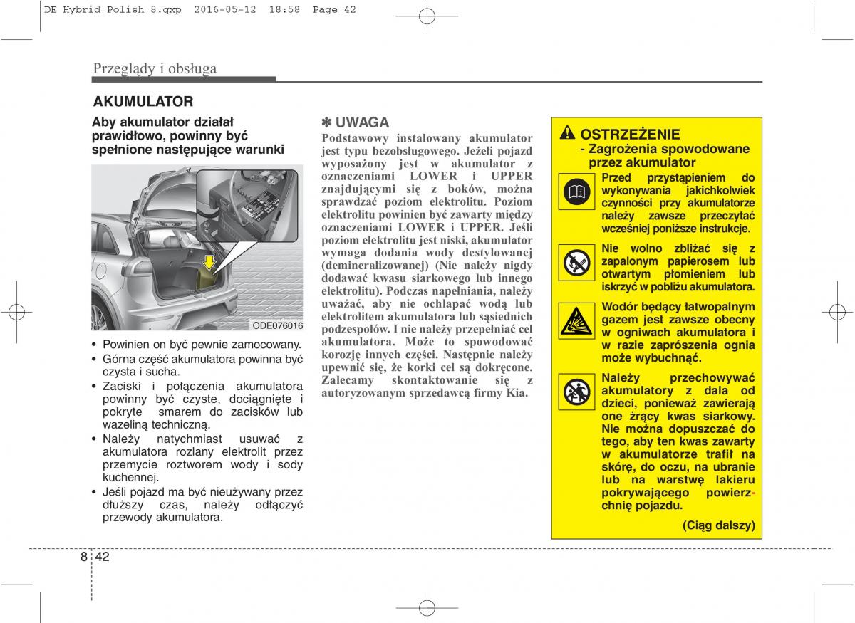 KIA Niro instrukcja obslugi / page 507