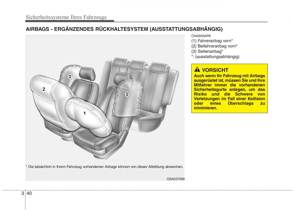 KIA Picanto I 1 Handbuch / page 57