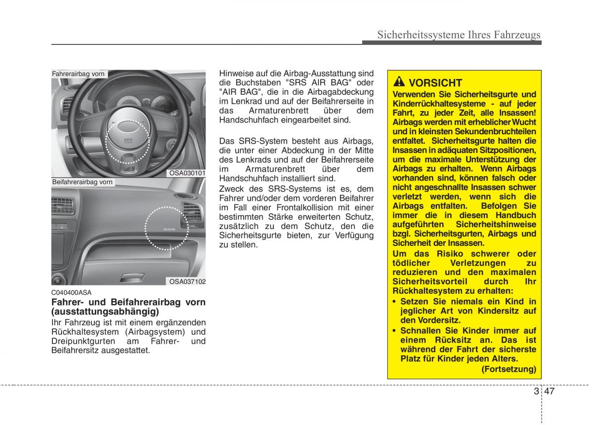 KIA Picanto I 1 Handbuch / page 64