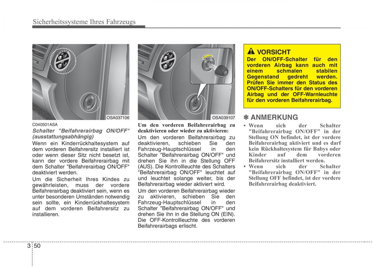 KIA Picanto I 1 Handbuch / page 67