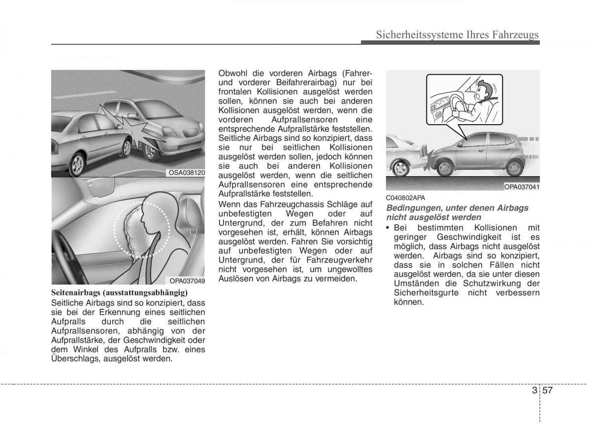 KIA Picanto I 1 Handbuch / page 74