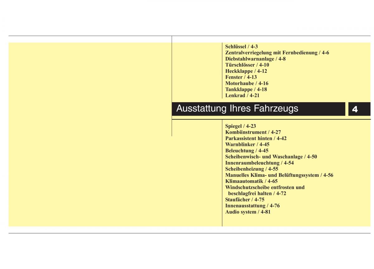 KIA Picanto I 1 Handbuch / page 81