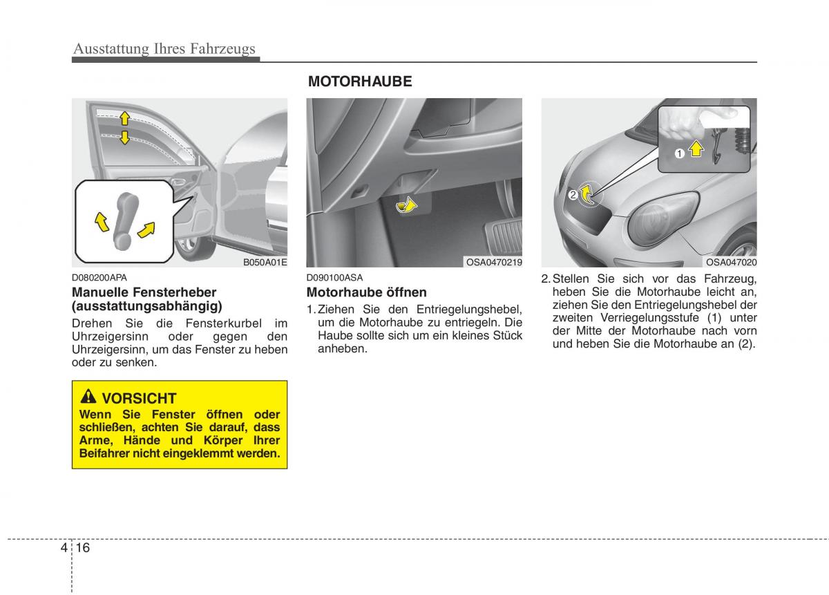 KIA Picanto I 1 Handbuch / page 96