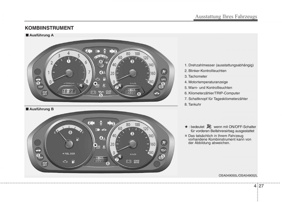 KIA Picanto I 1 Handbuch / page 107