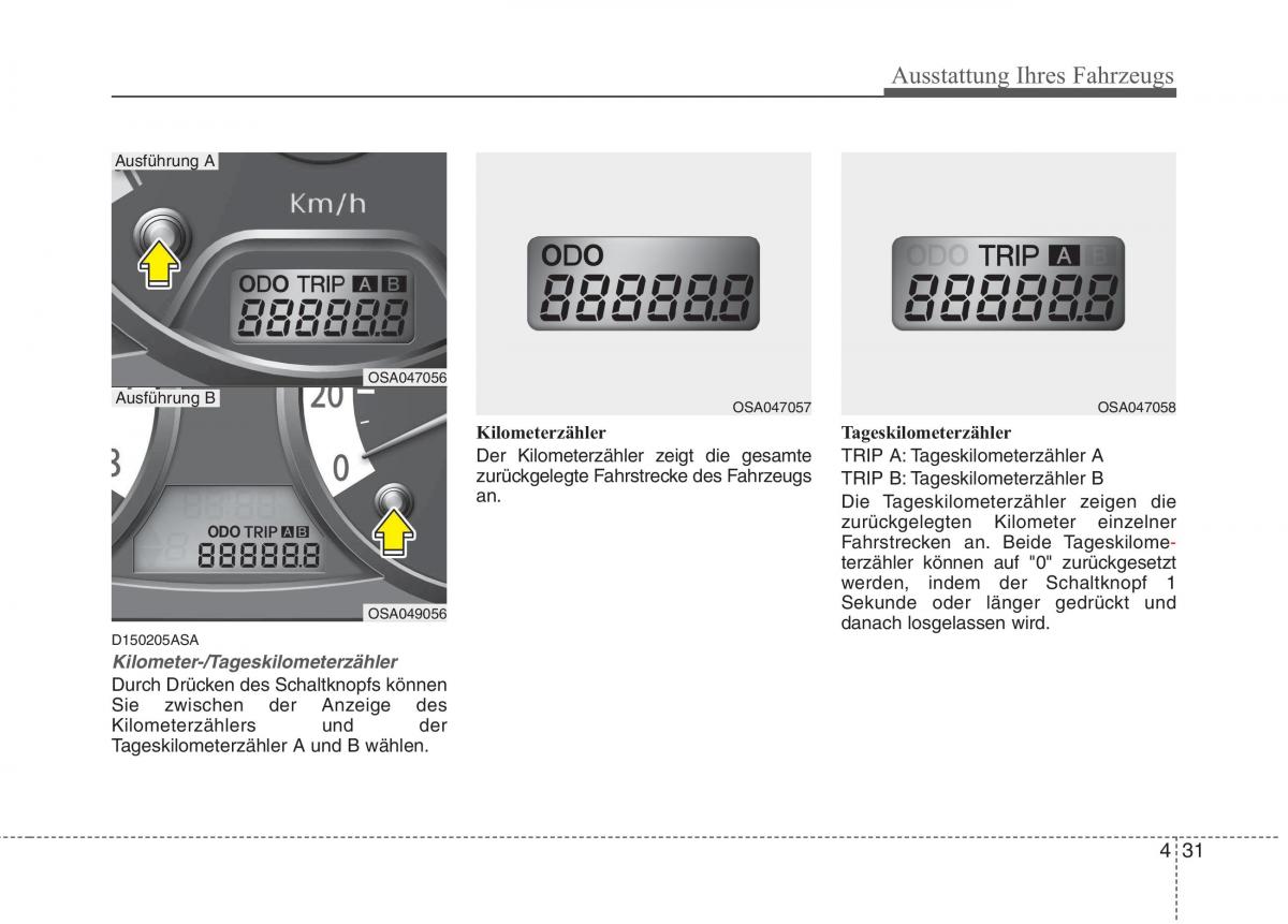 KIA Picanto I 1 Handbuch / page 111