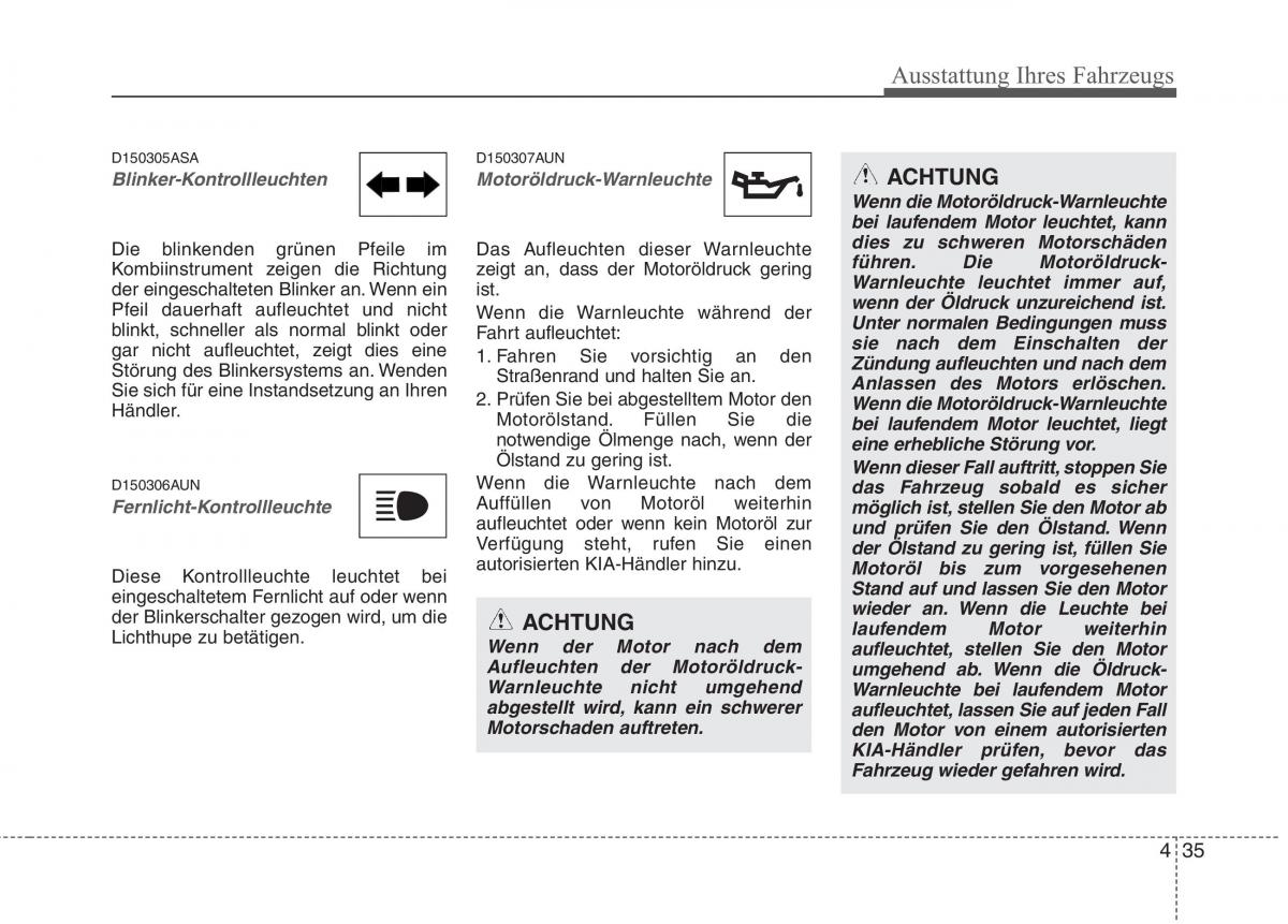 KIA Picanto I 1 Handbuch / page 115