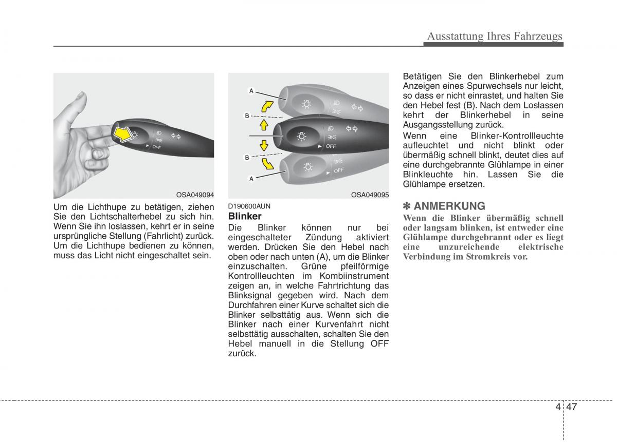 KIA Picanto I 1 Handbuch / page 127