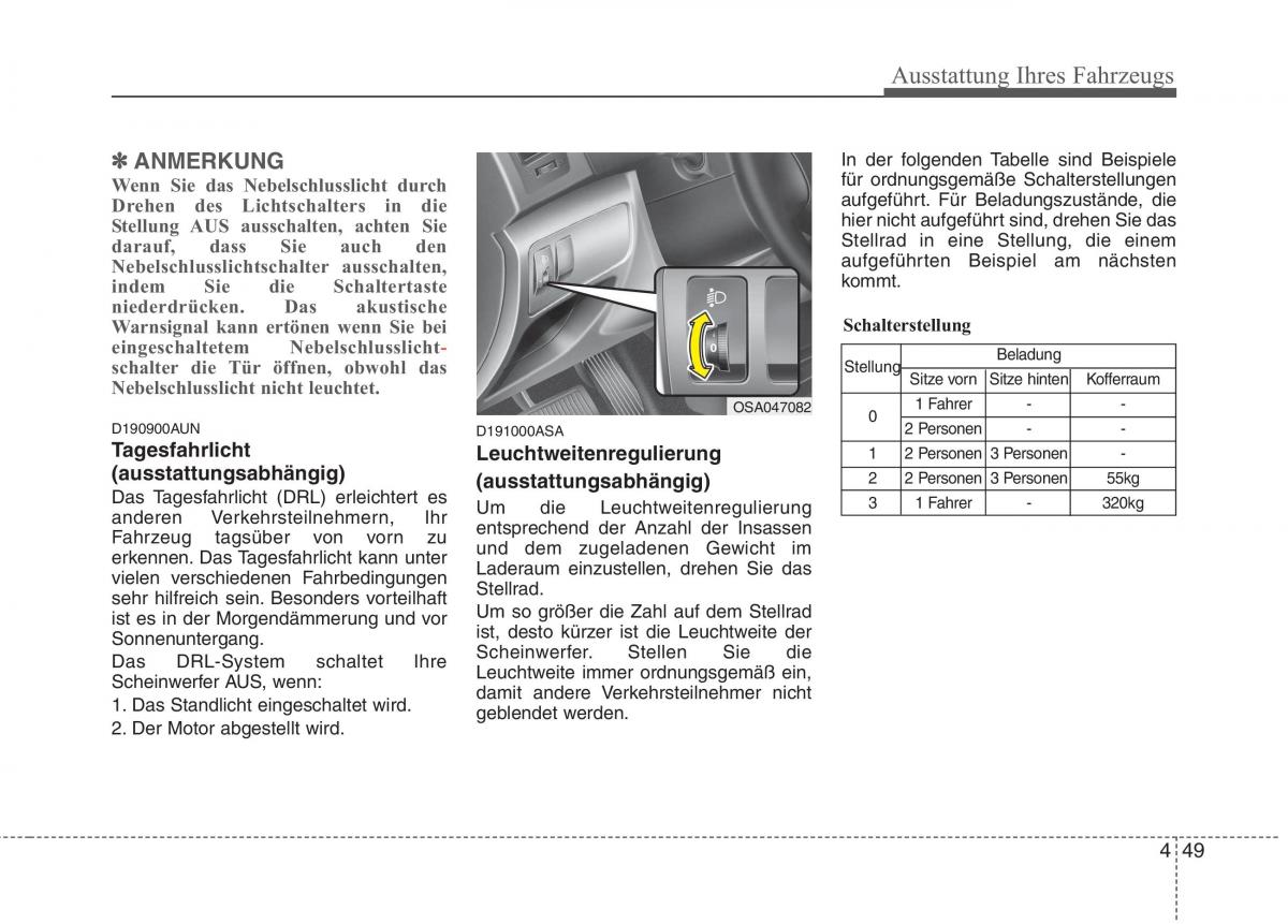 KIA Picanto I 1 Handbuch / page 129