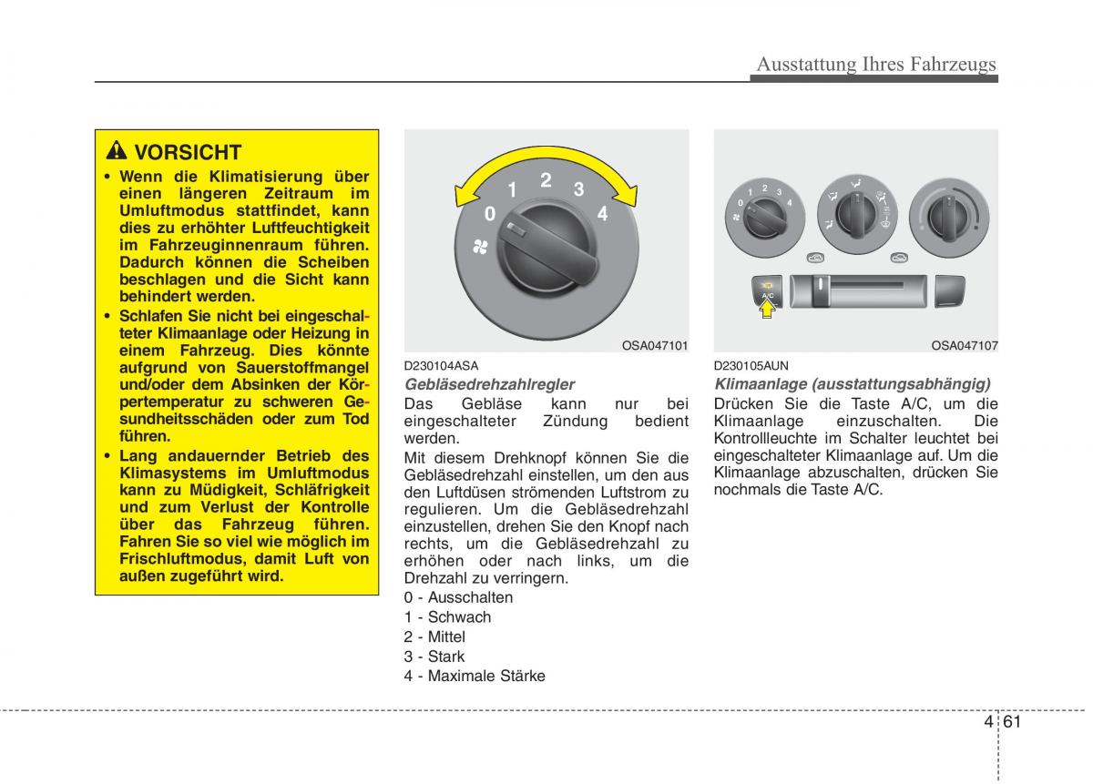 KIA Picanto I 1 Handbuch / page 141