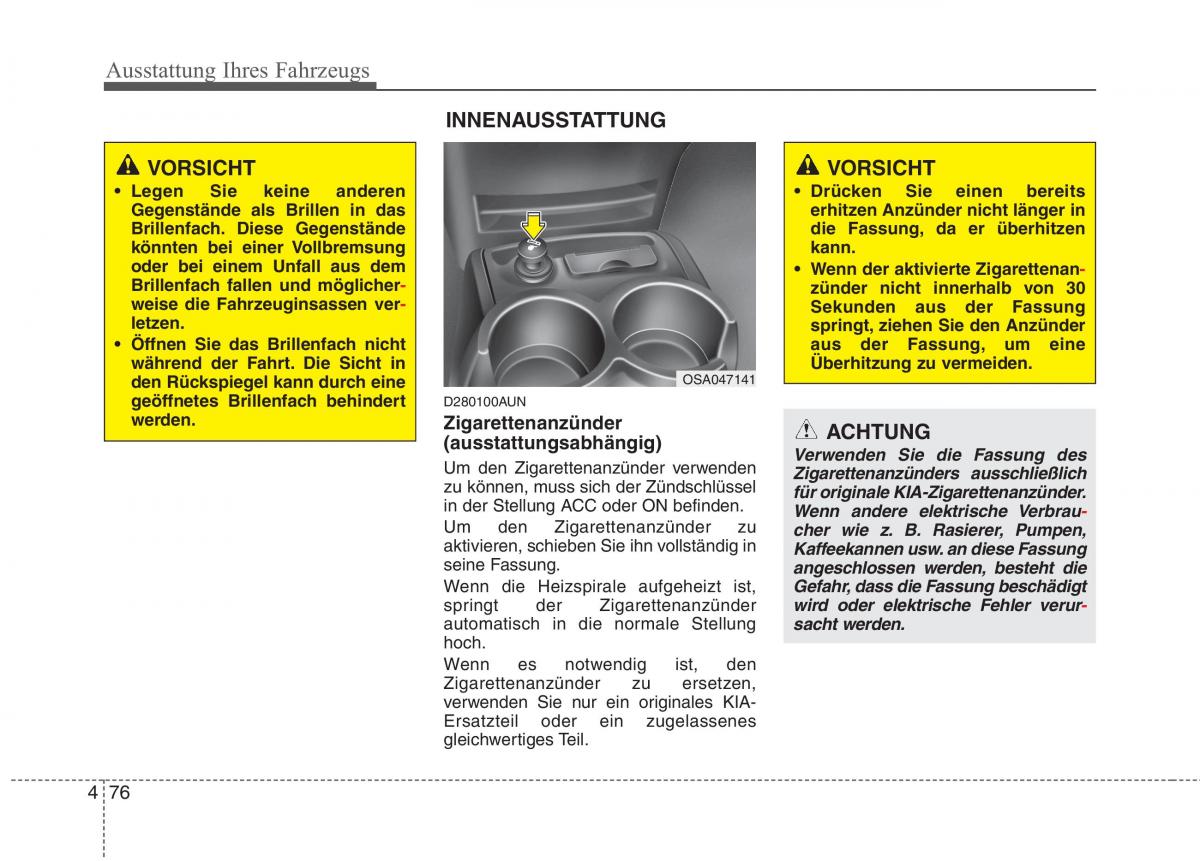 KIA Picanto I 1 Handbuch / page 156