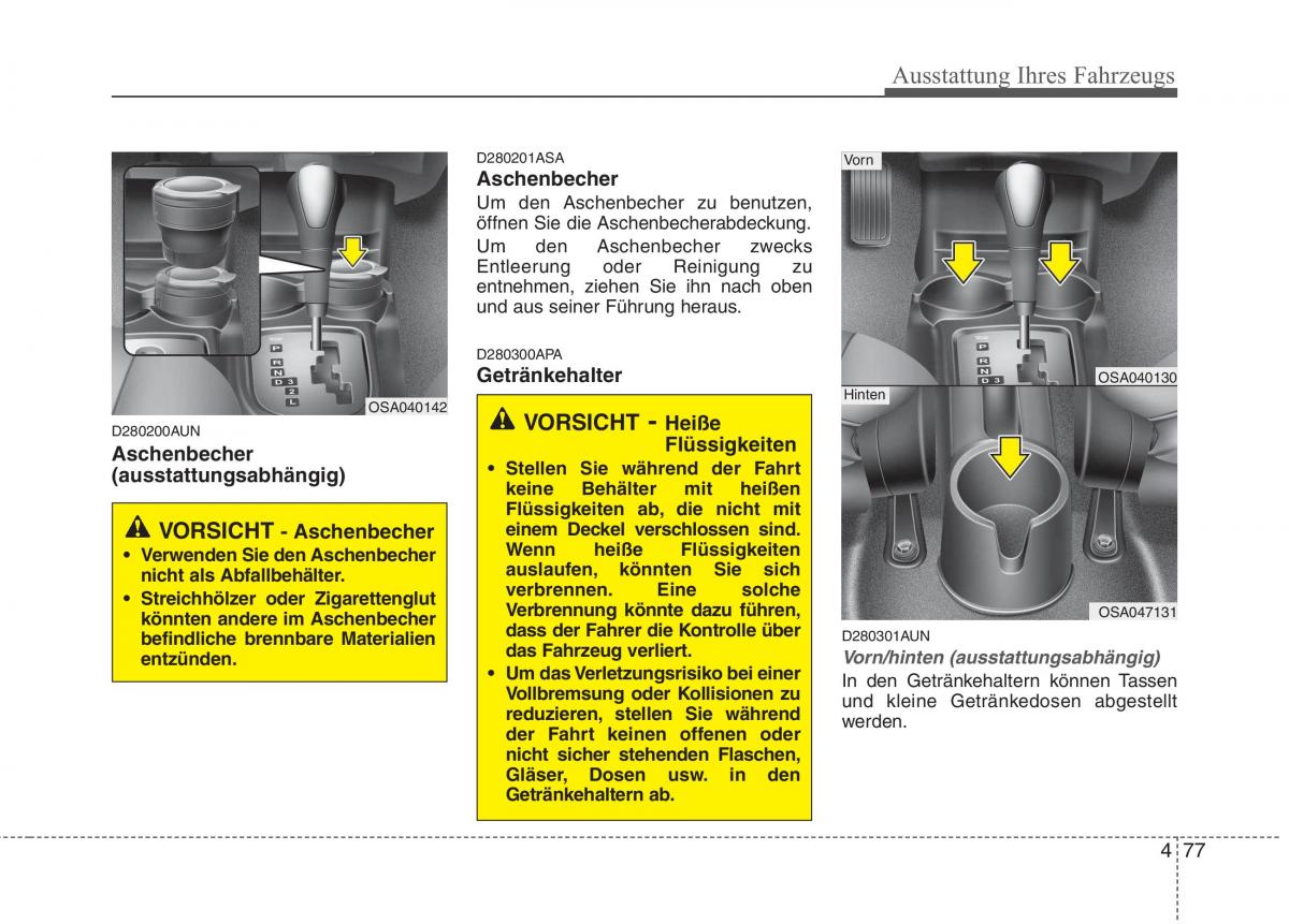 KIA Picanto I 1 Handbuch / page 157