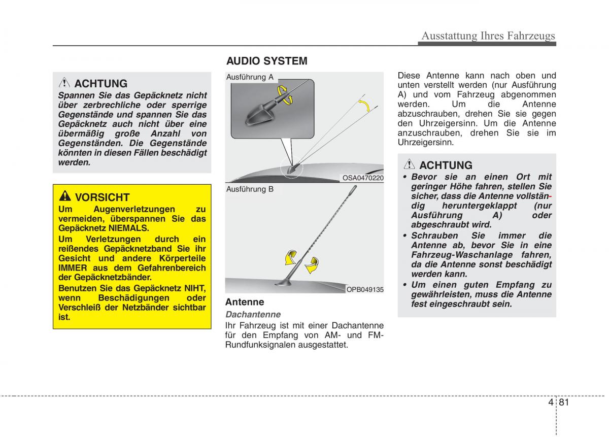 KIA Picanto I 1 Handbuch / page 161