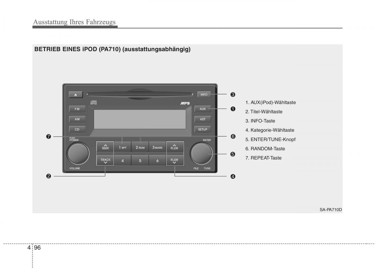 KIA Picanto I 1 Handbuch / page 176