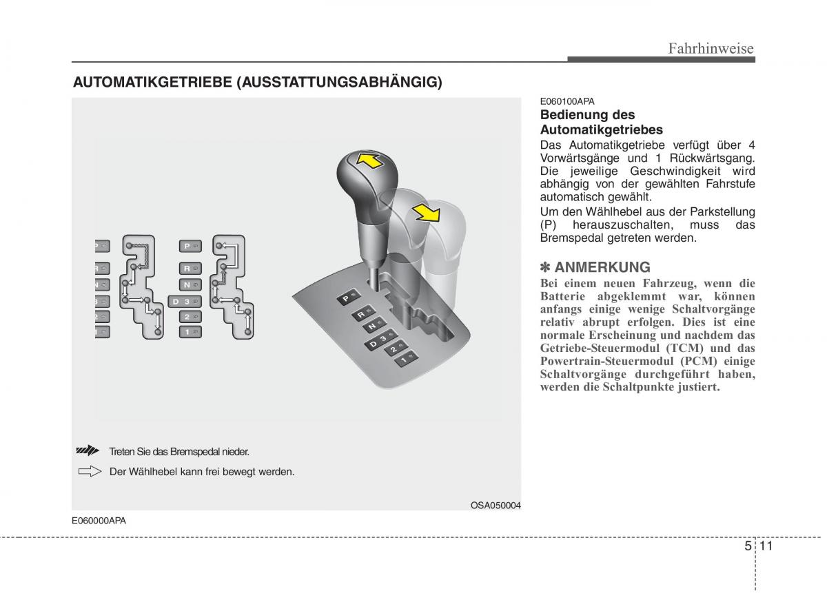 KIA Picanto I 1 Handbuch / page 203