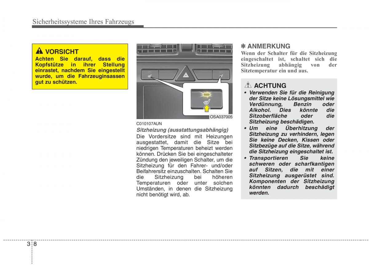 KIA Picanto I 1 Handbuch / page 25