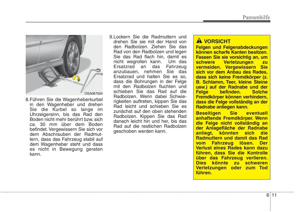 KIA Picanto I 1 Handbuch / page 253