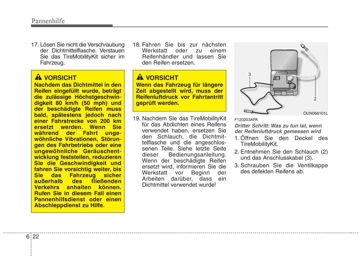 KIA Picanto I 1 Handbuch / page 264