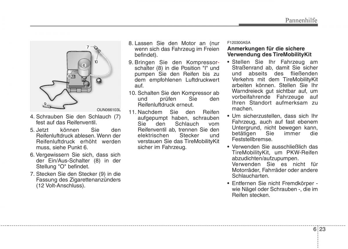 KIA Picanto I 1 Handbuch / page 265