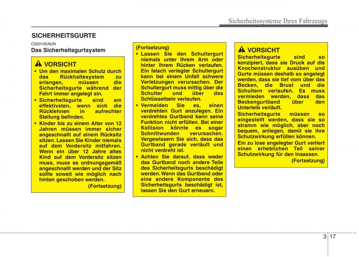 KIA Picanto I 1 Handbuch / page 34