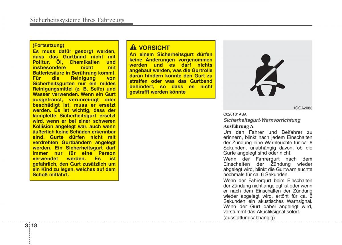 KIA Picanto I 1 Handbuch / page 35