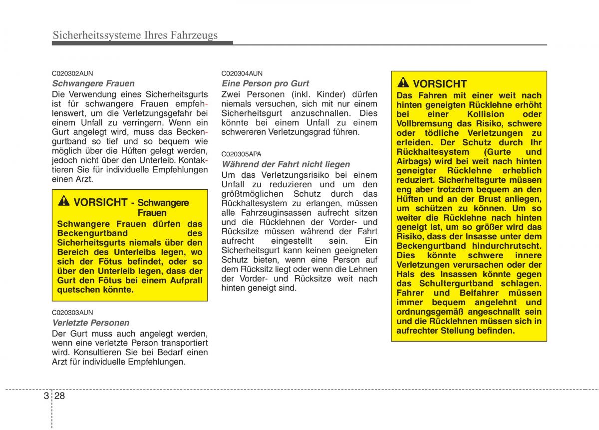 KIA Picanto I 1 Handbuch / page 45