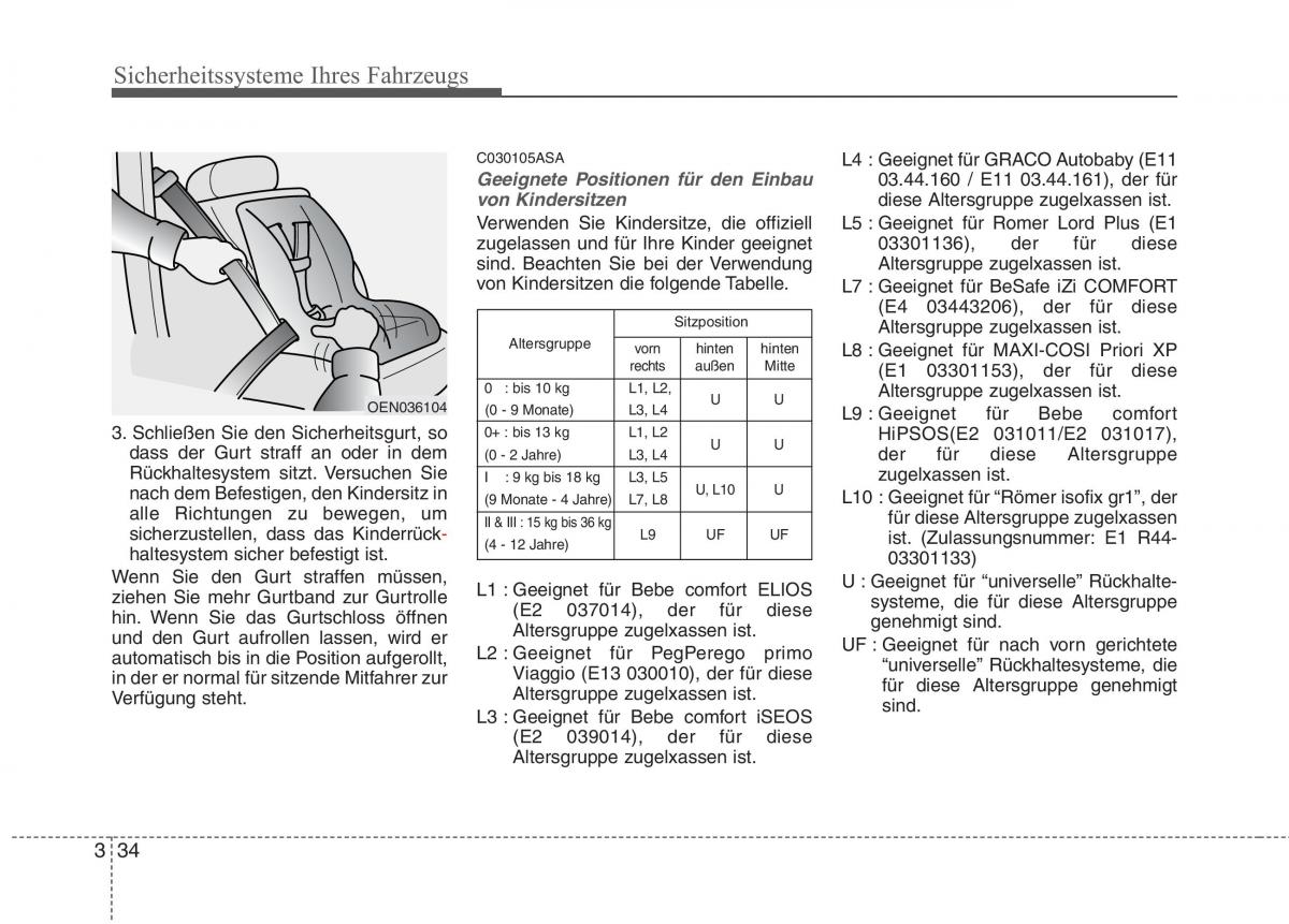 KIA Picanto I 1 Handbuch / page 51