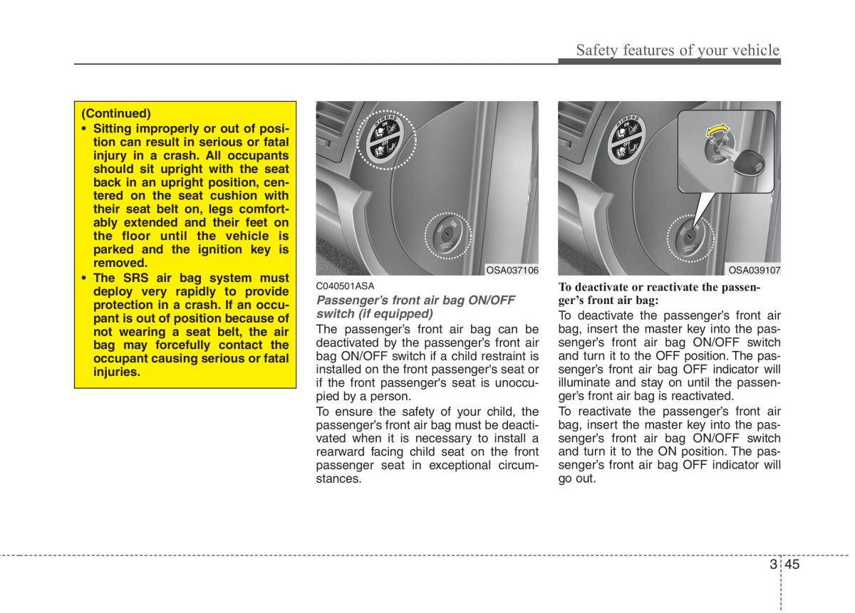 KIA Picanto I 1 owners manual / page 59