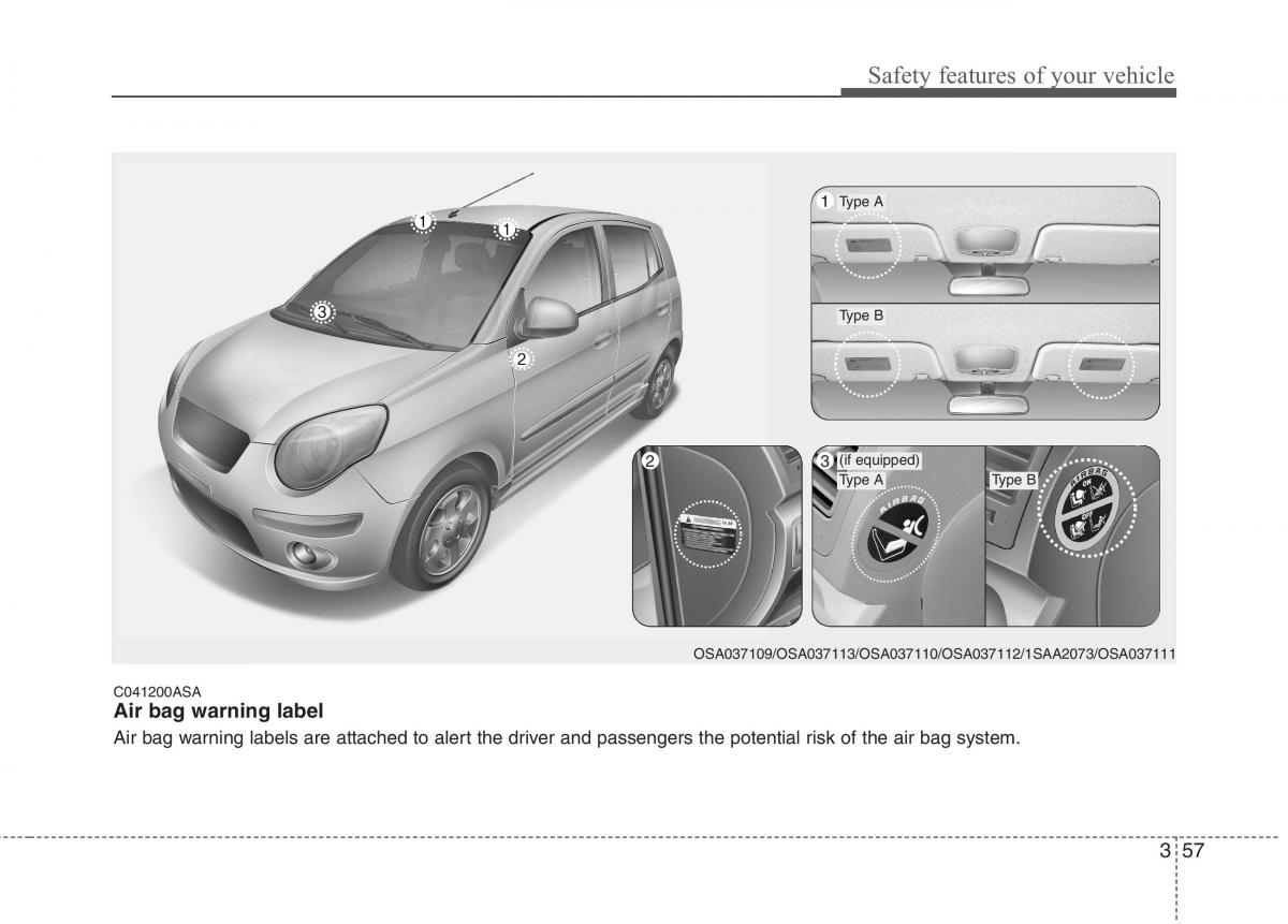 KIA Picanto I 1 owners manual / page 71