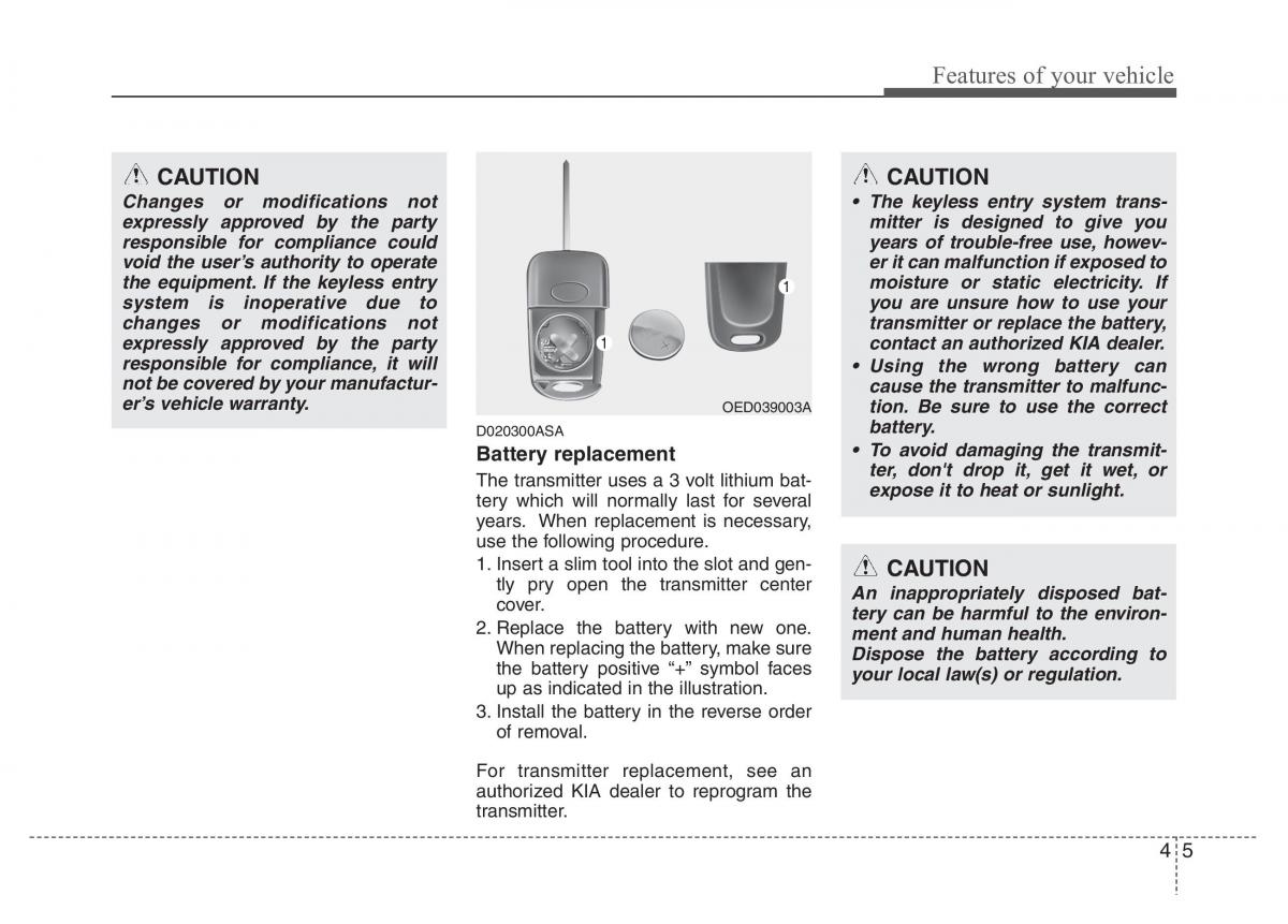 KIA Picanto I 1 owners manual / page 76