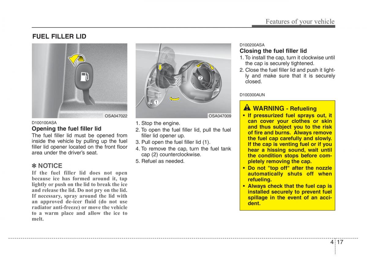 KIA Picanto I 1 owners manual / page 88