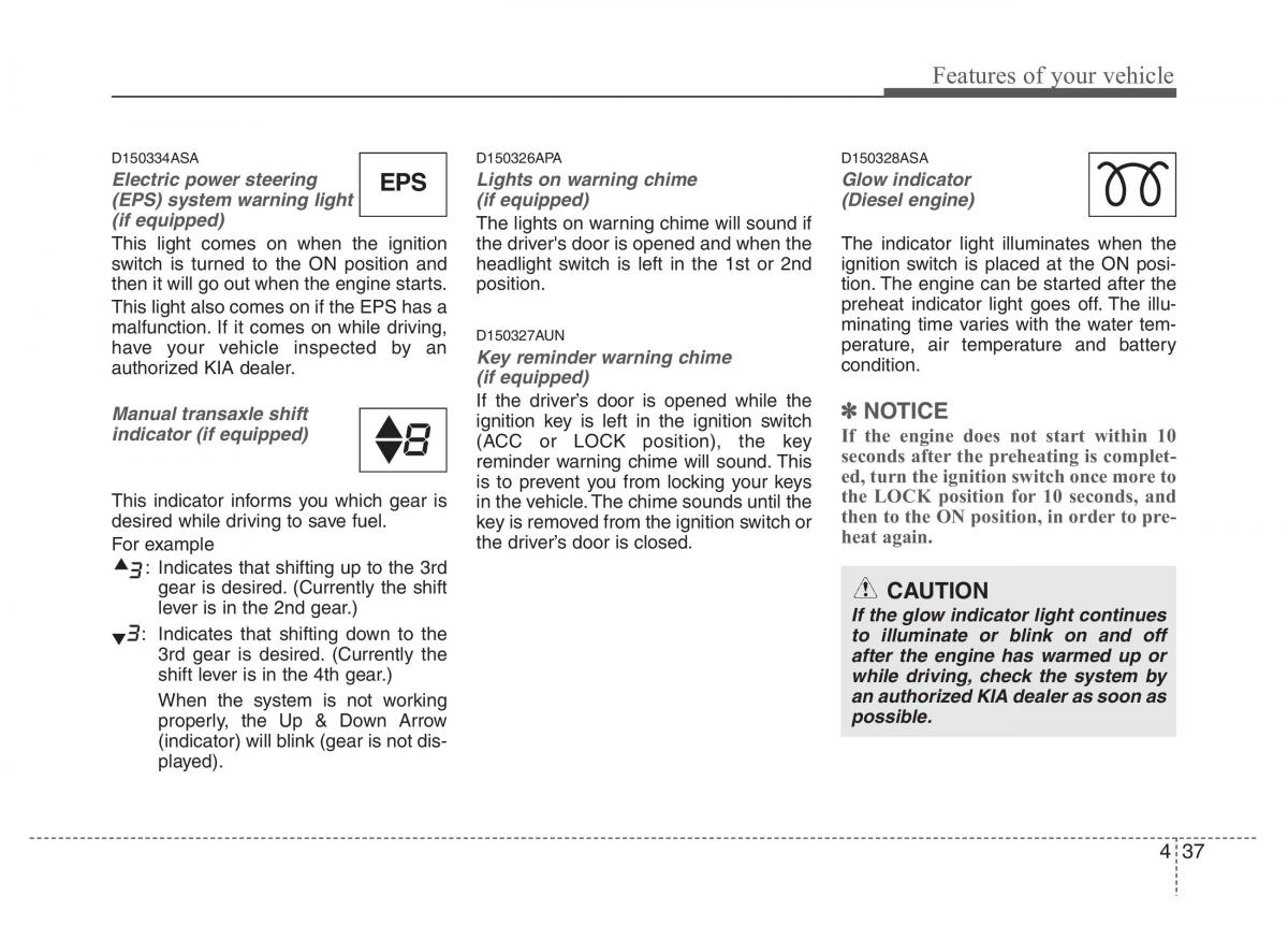 KIA Picanto I 1 owners manual / page 108