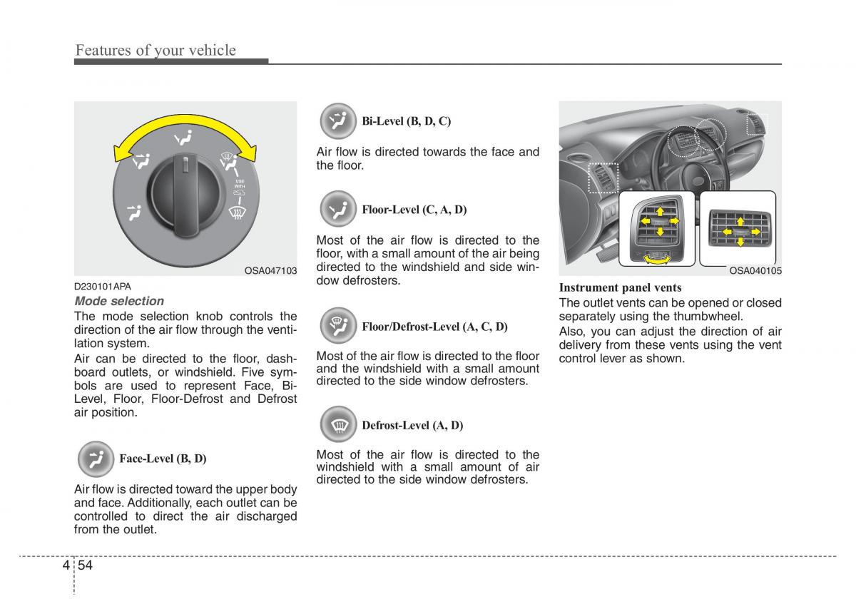 KIA Picanto I 1 owners manual / page 125