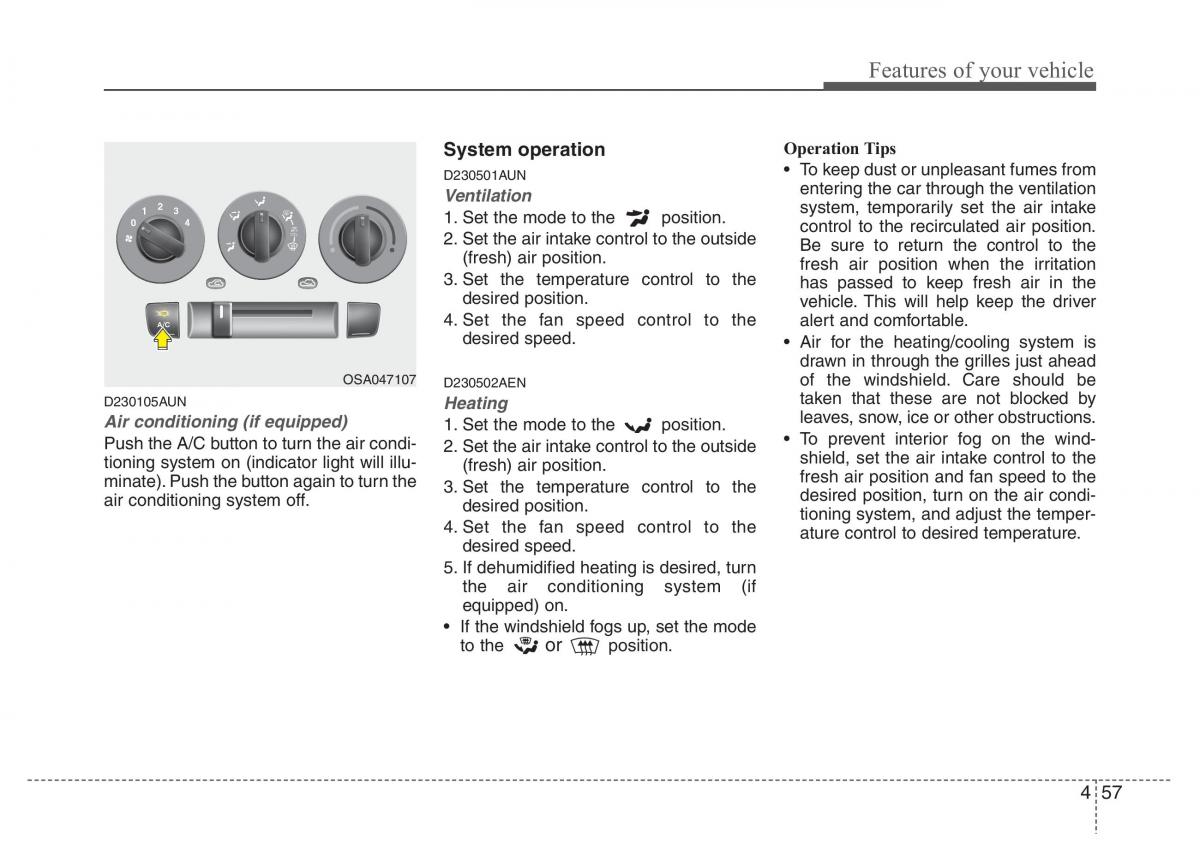 KIA Picanto I 1 owners manual / page 128