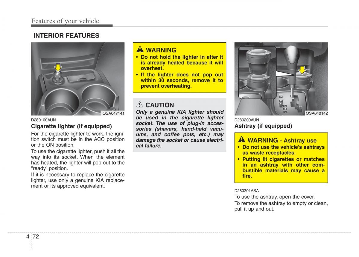 KIA Picanto I 1 owners manual / page 143