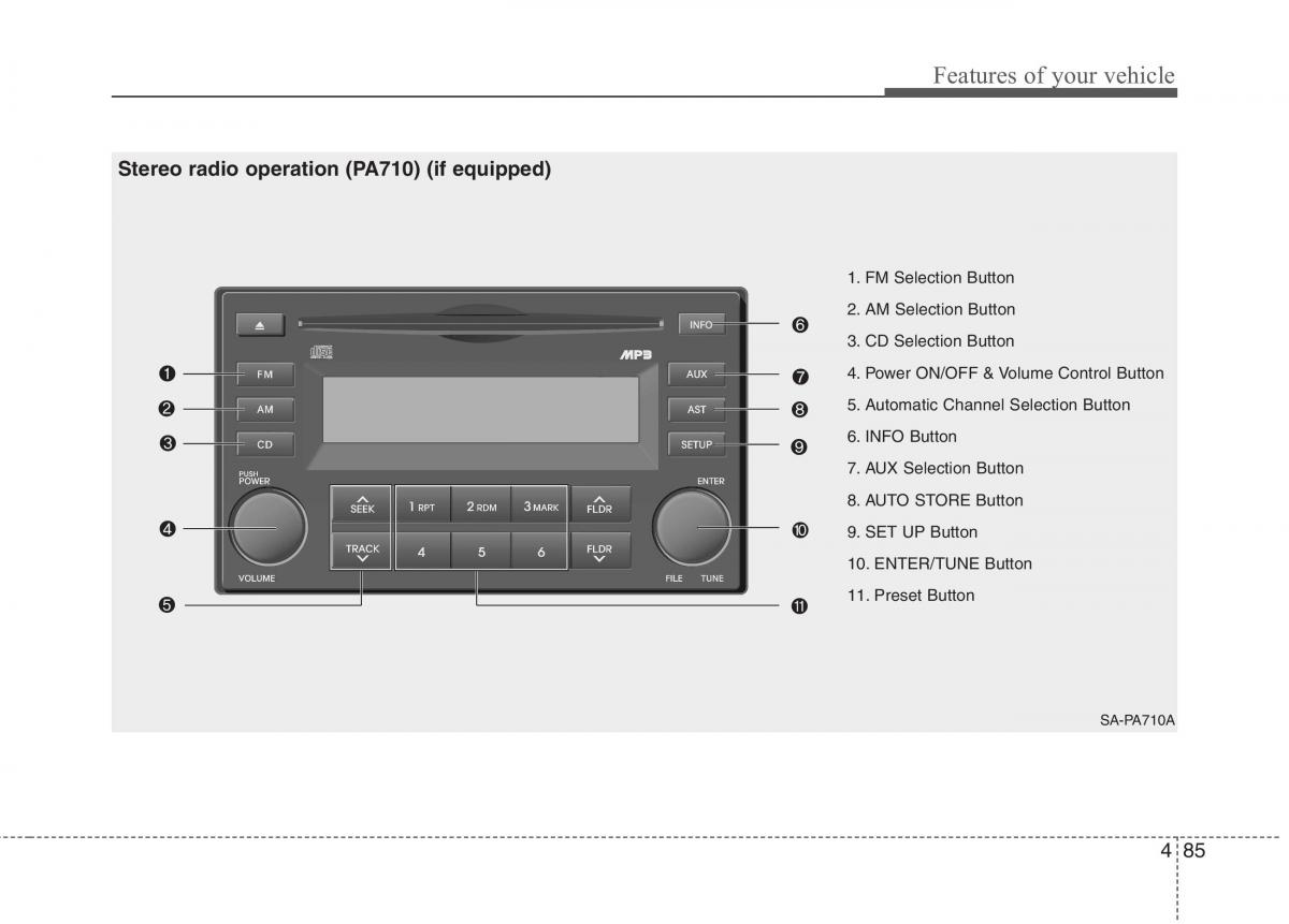 KIA Picanto I 1 owners manual / page 156